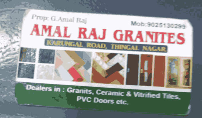 Amalraj Tiles shop in Thingal Nagar